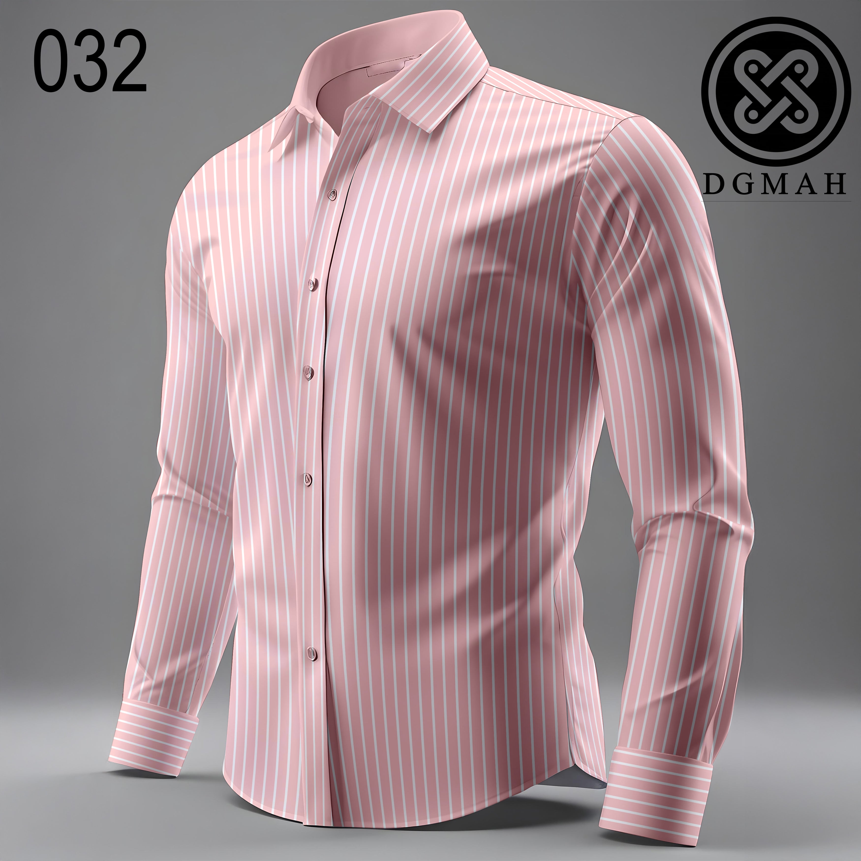 Pink Striped shirt - 032