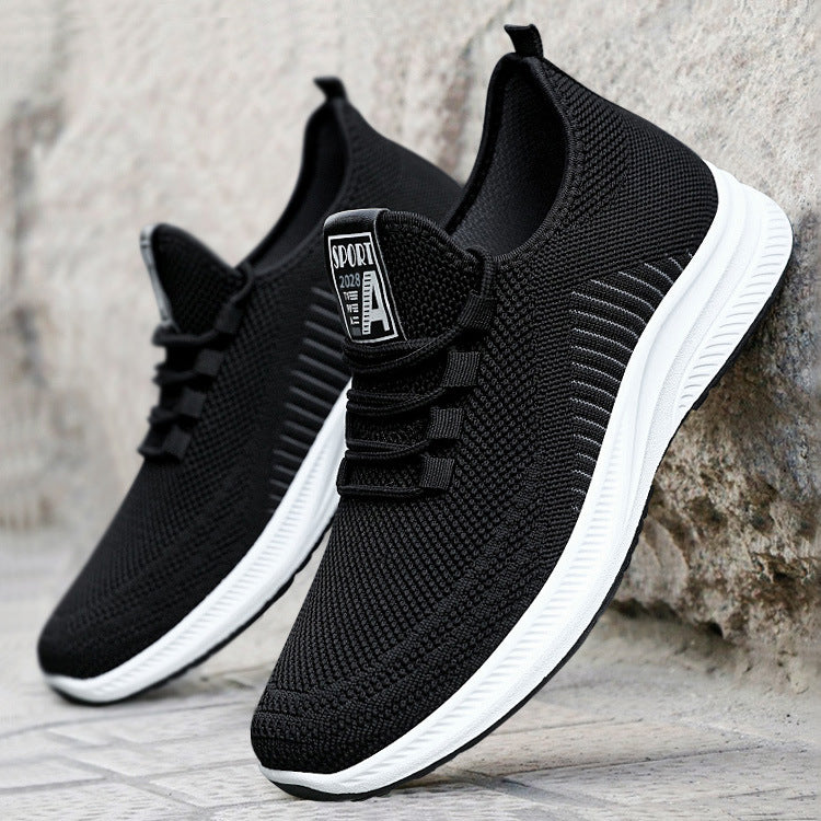 Breeze Knit Sneakers — Everyday Lightweight Comfort ( Black / Grey)