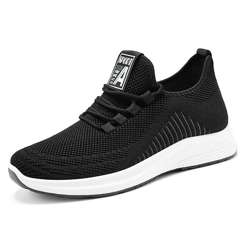 Breeze Knit Sneakers — Everyday Lightweight Comfort ( Black / Grey)