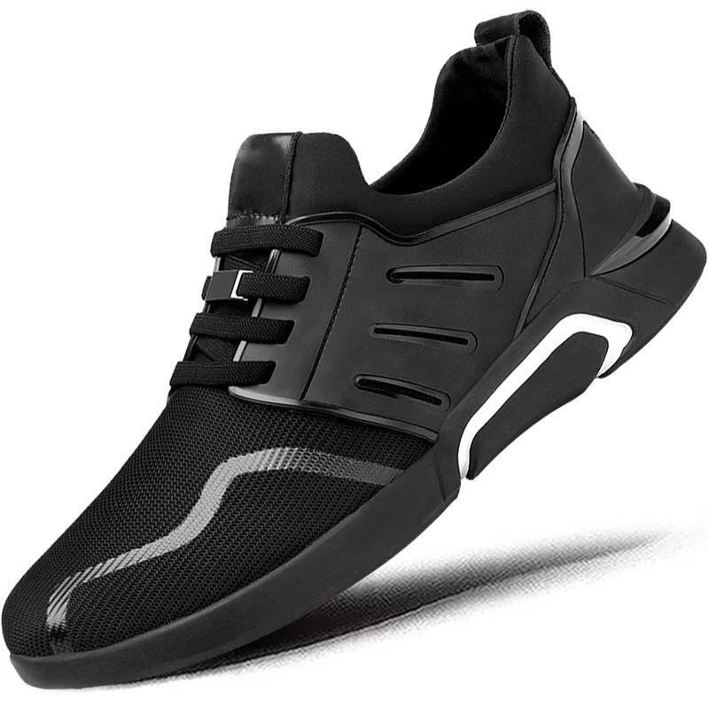 The Momentum — Lightweight Active Sneaker (Black)