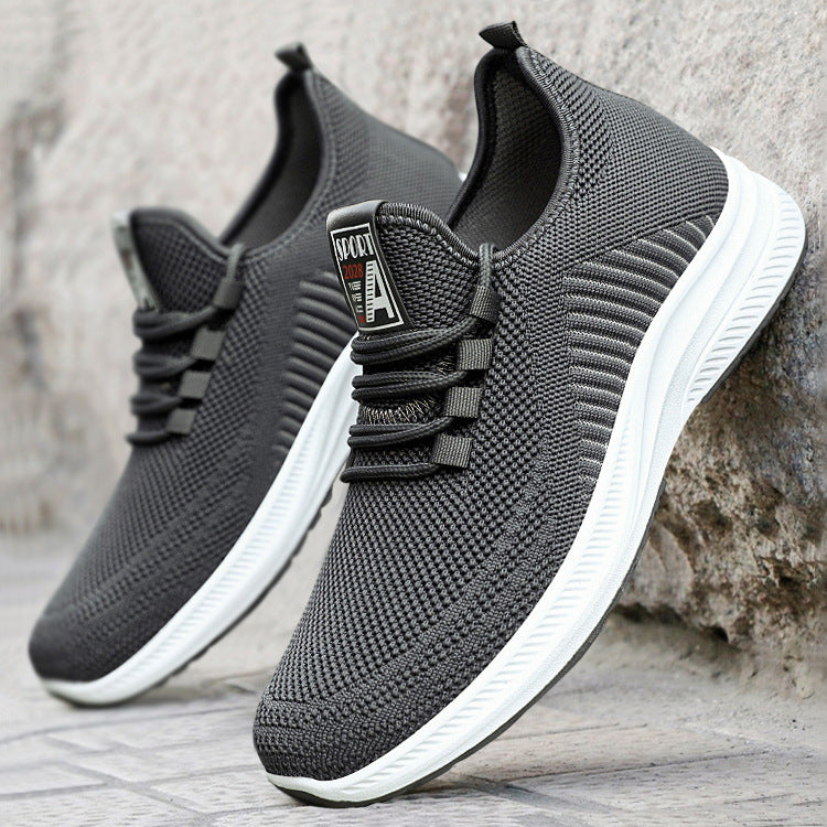 Breeze Knit Sneakers — Everyday Lightweight Comfort ( Black / Grey)