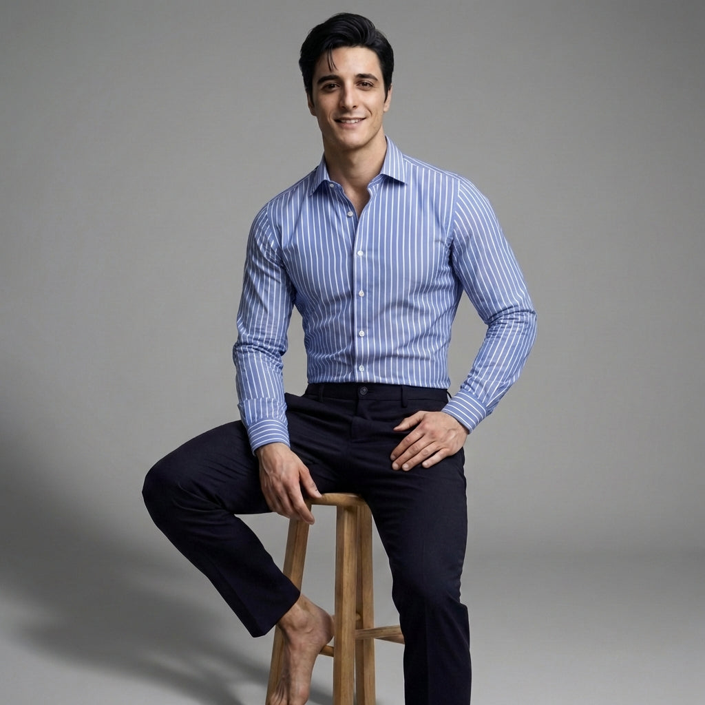 The Ocean Blue Stripe