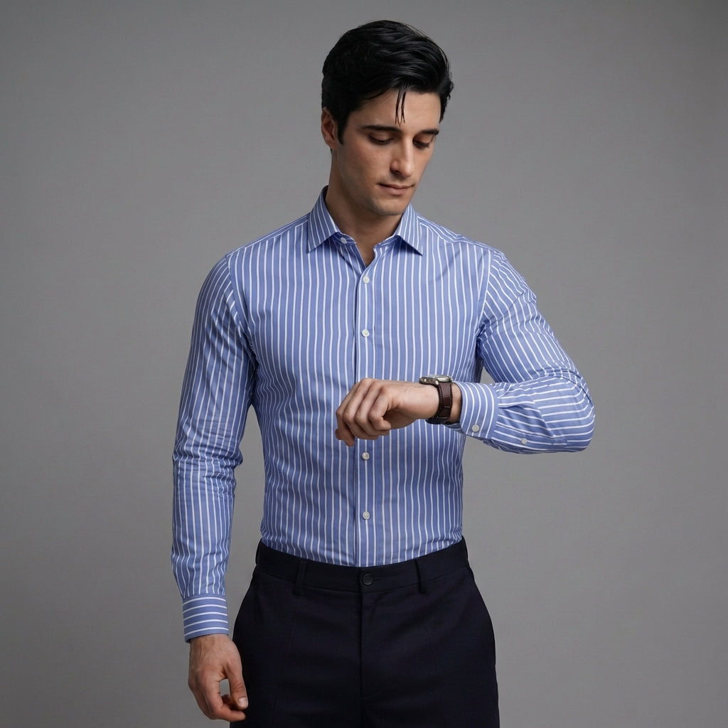 The Ocean Blue Stripe